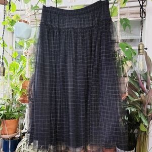 Tulle Midi Skirt